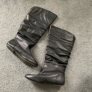 Black Knee High Tall Boots size 8.5